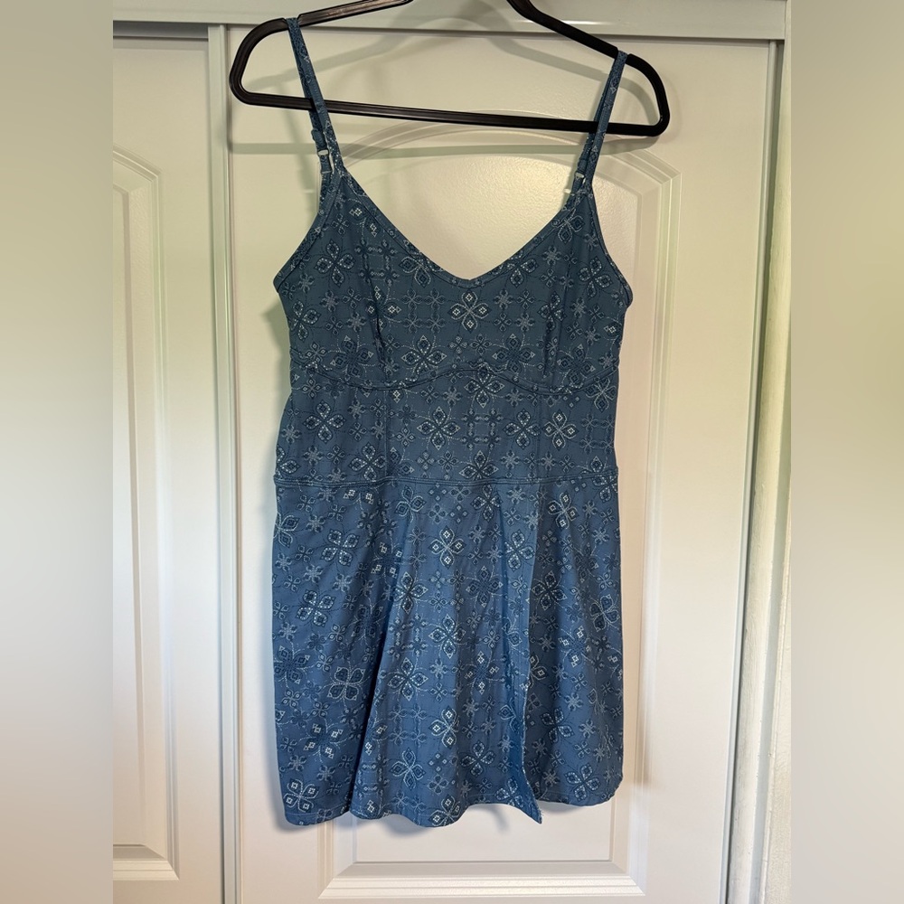 Women's Corset Detail Active Dress JovLab Bandana Paisley Print Large